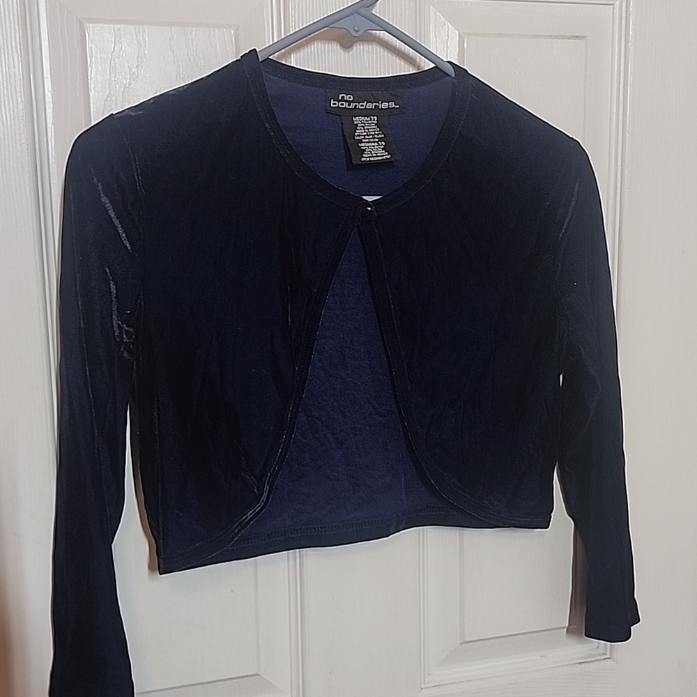 NO BOUNDARIES DRESS MINI JACKET SZ M (7/9)